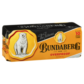 Bundaberg OP Rum & Cola 10pk Cans