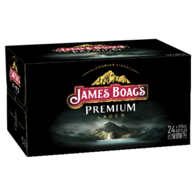 James Boag's Premium Lager 24pk Stubbies