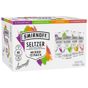 Smirnoff Seltzer Mixed 12pk Varieties