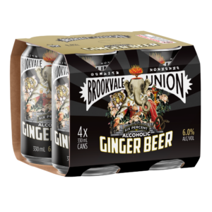 Brookvale Union Ginger Beer 6% 4pk Cans