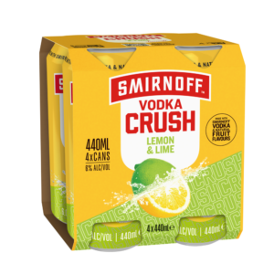 Smirnoff Vodka Crush 440ml 4pk Varieties