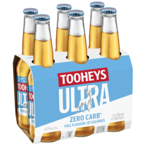 Tooheys Ultra Low Carb 6pk Stubbies