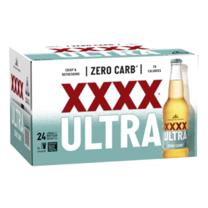 XXXX Ultra Zero Carb 24pk Stubbies