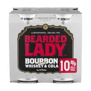 Bearded Lady 10% Bourbon & Cola 4pk Cans